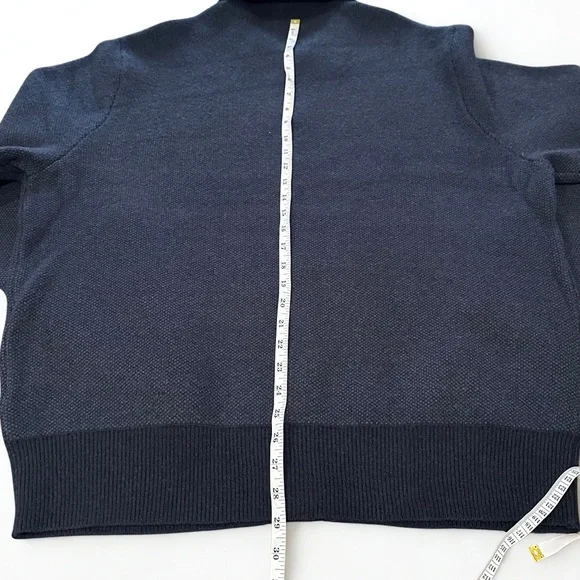 Slate & Stone Navy Knit Button Cardigan XL Grandpacore Academia Minimalist NWT - Picture 5 of 8